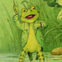Kinderbuchillustration, Froschfest